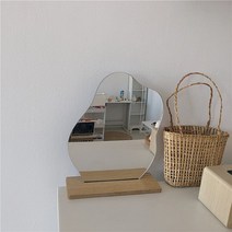 인별감성거울 탁상거울 화장대거울 인테리어 빈티지, 없음