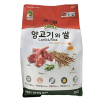 도그랑 어덜트 양고기와 쌀 훼미리 건식사료, 양고기, 2kg, 1개