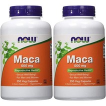 나우푸드 마카 500mg 250베지캡슐 2개, 1세트