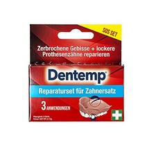 Dentemp 틀니접착제 의치접착제 2.96ml 3회용