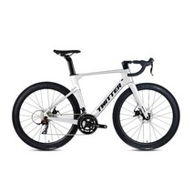 하이브리드자전거 출퇴근 트위터 R10 105 R700022S T800 전체 숨겨진 탄소 바퀴 700C 유압 디스크 브레이크 섬유로드 자전거, Silver+50CM-M+Aluminum total w
