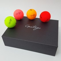 이니셜스 볼빅 골프공 12구 선물 세트 / 홀인원 싱글 기념 로고 문구 컬러 인쇄