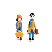 비오스 여행 감성커플 피규어 2P 세트 테라리움 젤캔들 미니어쳐