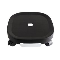 네이처안 이동식 물받이 화분 받침대 사각, 블랙