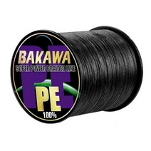 Bakawa-8x-strand 꼰 낚싯줄 500m 일본산 멀티 필라멘트 Pe 와이어 바닷물 내구성 22lb-90lb 짠 스레드 태클, 01 Black, 01 X8 500M 0.14MM 22LB, 01 Mainline