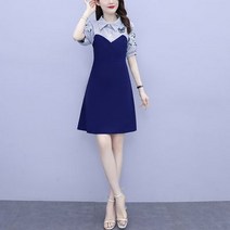 [이꾸띠] 투즈이리 여성 여름 버튼다운카라 원컬러 화사한 원피스