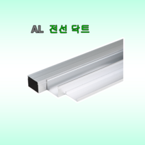 알루미늄 닥트 AL 랜닥트 1m 쫄대 모루 전선정리 배선정리 국내생산, 100X100, 1개