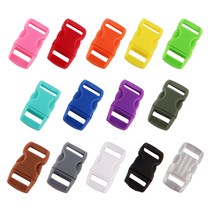 팔찌 만들기 플라스틱 버클 14color 가죽 인식 목걸이 DIY 매듭공예, 아쿠아