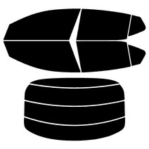 로톰 K5 측후면 썬팅필름 DIY 셀프 열차단 썬팅지, K5 1세대 (10-15), RTF-4S 15 (중간), 기아