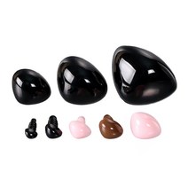 [펠트친구] 민자삼각코(인형코) 1봉(7개), 10mm 핑크