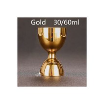 칵테일쉐이커 취미키트 칵테일 세트 일본 측정 컵 도구 바 지거 액세서리, Gold 30-60ml 4