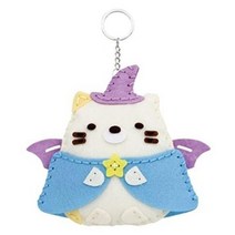 컵안의 스밋코구라시 네코 고양이 캐릭터인형 키링 만들기 DIY키트 바느질키트 가방악세사리