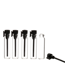 [드그라쎄] 향수용기 모음전2, 10개, 02.향수 샘플 시향공병 1ml (블랙캡)