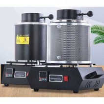 용해로 전기 알루미늄 클램프 금속 야금로 주물 은, 1KG 220V(소모품 세트 포함)