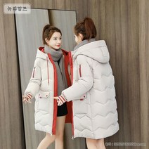 A16701 여성 베이직 미디기장 다운점퍼