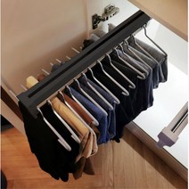 바지걸이 고급형 슬라이딩 레일행거 옷장 행거, 본상품선택