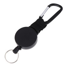 도난방지택제거 와이어 로프 고탄성 카라비너 텔레스코픽 키 체인 도난 방지 및 버클 야외 등산 하이킹 스포츠 도구
