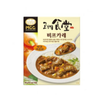 MCC 고베식당 비프카레 약간 매운맛, 160g, 18팩