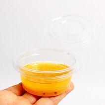 더팩컴퍼니 원터치 원형소스용기(대) 400개 1200개, 1세트