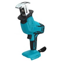 소형 충전톱 충전식 전기톱 뜨거운 판매 18v 무선 왕복 톱 makita 18v 배터리에 대 한 휴대용 교체 전기 톱 금속 나무 절단 기계 도구, 하늘색