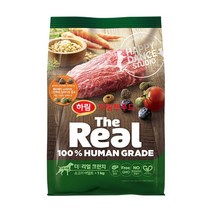 하림펫푸드 더리얼 크런치 어덜트 강아지사료, 소, 1kg, 1개