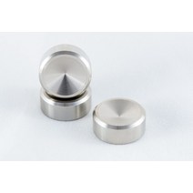 Juese Audio 솔리드 스테인레스 스틸 스피커 스파이크 패드 신발 직경 20 × 높이 8mm 실버