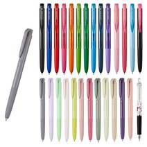 유니볼 시그노 노크식 RT1볼펜 UMN-155 0.28 0.38, 2.시그노노크식볼펜0.38mm, NC라이트그레이(흑색심)