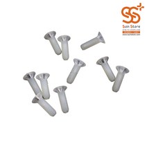 플라스틱소재 볼트10개 너트10개씩 1세트, 5)볼트15mm