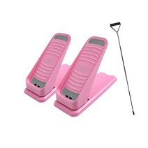 스텝밀머신 말랑스텝퍼 말랑이스텝퍼 헬스장스텝밀 클라임밀 가정용스텝밀 스탭밀 미니 러닝 머신 스테퍼 페달 졸라매는 끈 계단 헬스장스텝퍼 실내걷기운동스텝퍼 계단운동기구 걷기운동기구, 핑크 - 로프
