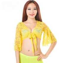 밸리복 밸리댄스복 볼레로 레이스 탑 플레어 블라우스 여성 의류 컬러 13