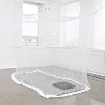 우야몰 국산 솔표 화이트 1인용 모기장 특소형 사각모기장 가정용 여름용품 캠핑용품 해충 차단, 1