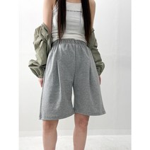 리미닛 남녀공용 원턱 5부 반바지 (2color)