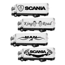 스카니아 만 로고 컷팅스티커/오토바이/자동차꾸미기/덤프/화물차/트럭/트레일러/윈드 스크린/6종/SCANLA/MAN/대형사이즈, 메탈실버, 6번, S, 1개