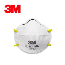 3M 8710L 2급방진마스크 분진 미스트 산업용 마스크, 1매