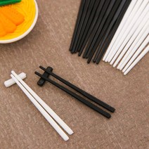 파스텔크래프트 단체 수업 미니어처 식기 젓가락 20개입 2종 택1, 화이트 I-03-219