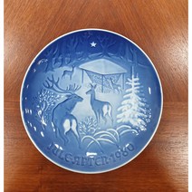 (엔틱/빈티지) 로얄코펜하겐 빙앤그뢴달(B&G) 크리스마스 기념 접시(1980 1981 1983 1984 1985년), 1980년