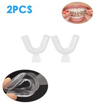 2-10pcs EVA 마우스 가드 치아 보호기 Bruxism 그라인딩 나이트 입 트레이 비 코골이 미백, 2pcs