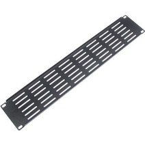 NETmate CYPV-2UBlack 허브랙 통풍식 블랭크 판넬2U, 1