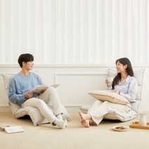 [11월 포토후기 이벤트] 한샘 휴 다리가 편한 좌식의자 스마트패브릭 (2종 택1), 오트밀(B)