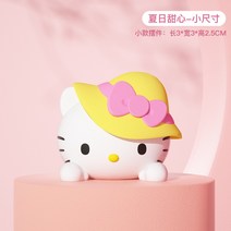 헬로키티 캐릭터 피규어 세트 차량용 인테리어 장식 소품 액세서리 모형 자동차 여자 친구 생일 선물, K. 스몰