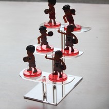 전시용 아크릴 거치대 디스플레이 피규어 진열대 향수 화장품 조각상 투명 맞춤제작, 1개, 03. 4단 선반