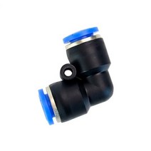 100/50PCS L 유형 90도 2way 파이프 커넥터 공압 피팅 플라스틱 4mm 6mm 8mm Staght 퀵 슬립 록 피팅, pv, 16mm(50PCS)