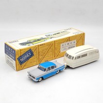 카라반 미니 소형 트레일러 캠핑카 캠핑트레일러 미니카라반트레일러 1/43 Norev Simca Vedette Chambord 1958 Caravane Henon CL5712 다이, 1개
