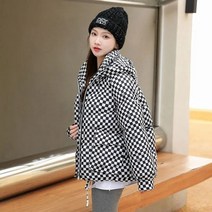 패딩 구스 누빔 숏 자켓 롱 덕 크롭 역시즌 폭스퍼