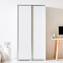 레오가구 슬라이딩원 올화이트 옷장 1000, 기본구성