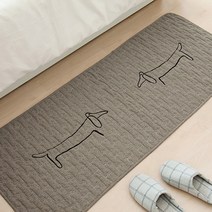 DJAGSO 도그 퀸트 주방매트 2color, 그레이