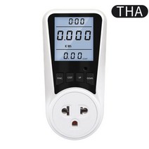 와트메타 측정기 전력 전력계 소켓 모니터 에너지 소비 와트 미터 인, THA plug