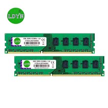[해외]DDR3 2GB4GB8GB 1600MHZ 12800 데스크탑 컴퓨터 메모리 모듈 RAM 1.5V 저전압, DDR3 1600 2GB X2PCS