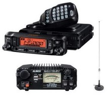 FTM-6000 (50W) & DT-930M & MA-721 144430Mhz 아마추어 라디오와 30A DC-DC 컨버터 및 자석 안테나 세트
