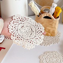 뜨개 코스터 니트 레이스 컵받침 홈카페소품